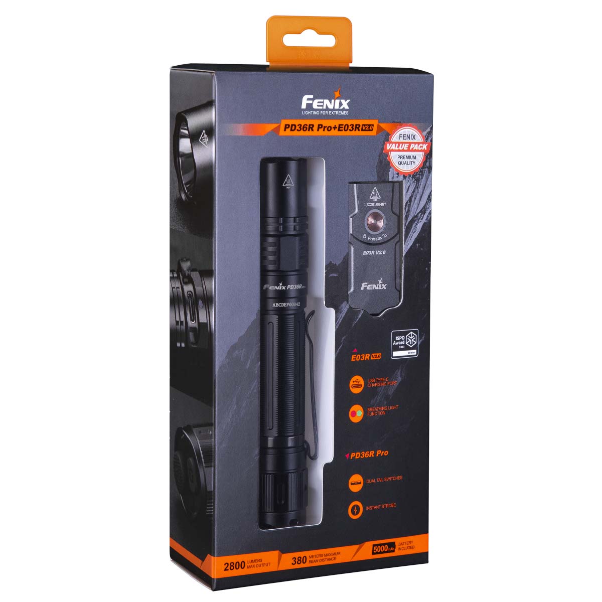 Fenix PD36R PRO Rechargeable Flashlight - Fenix Lighting