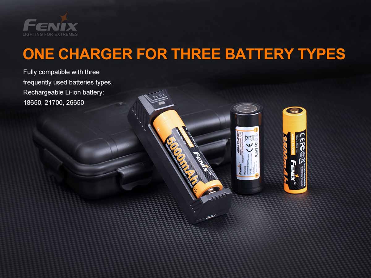 fenix are-x1 v2 battery charger compatible