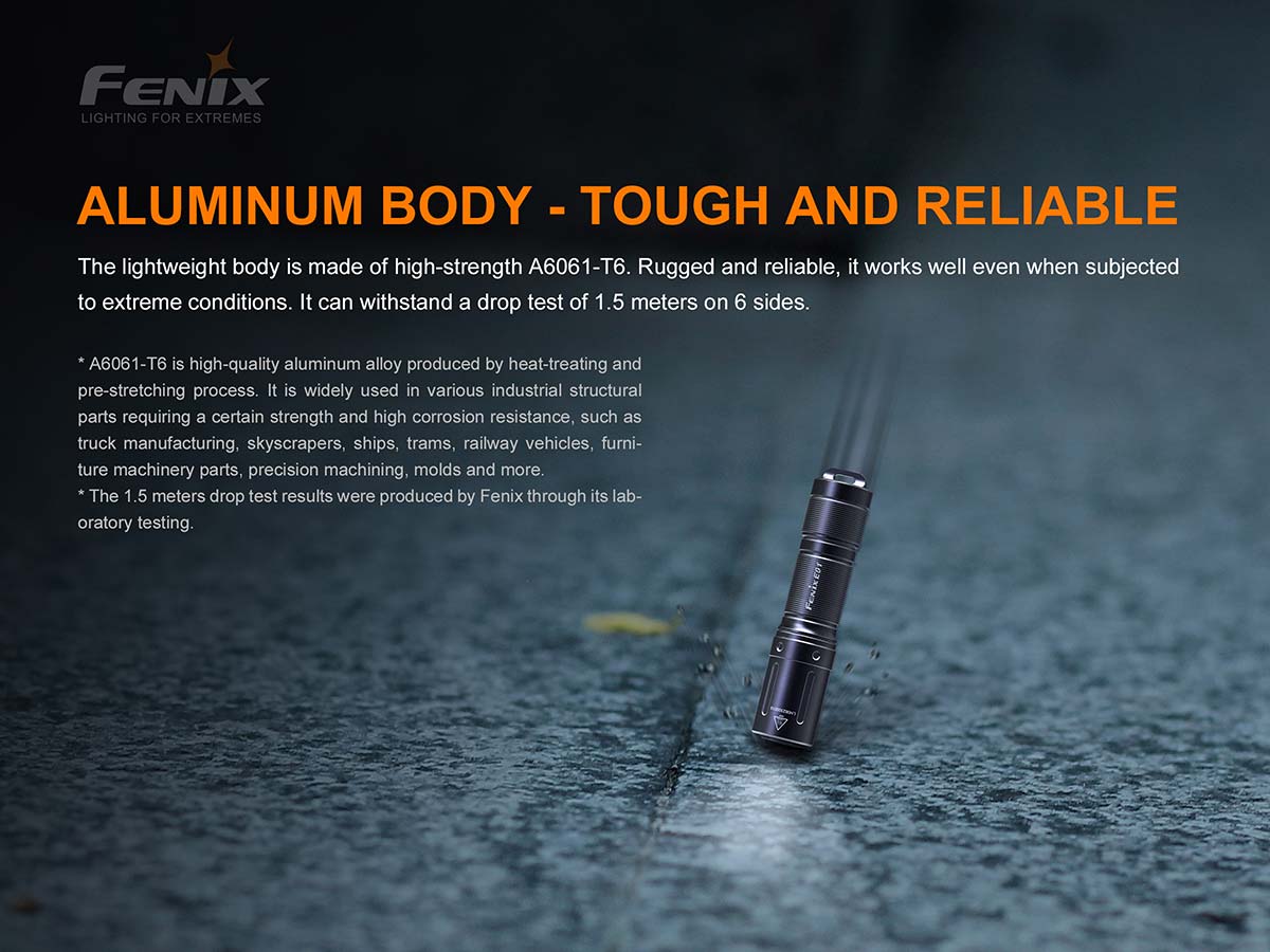 fenix e01 aaa flashlight impact resistant