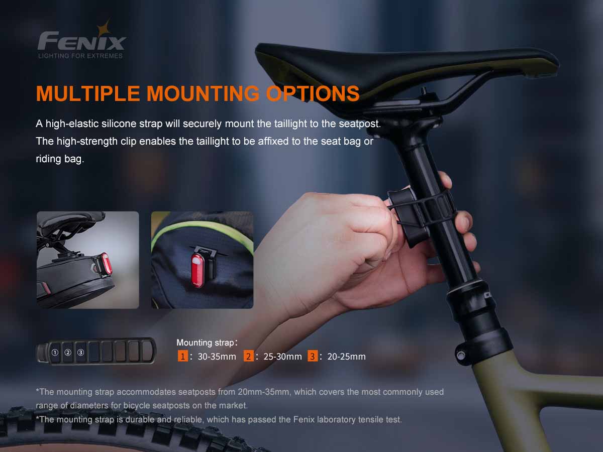 Fenix BC05RV2 Bike Tail Light mount