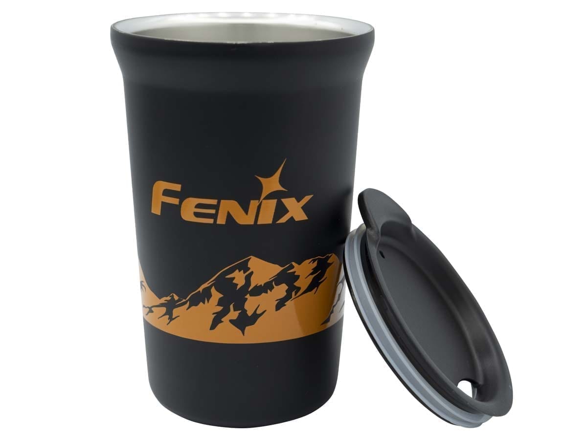 Fenix Branded Insulated cup black open