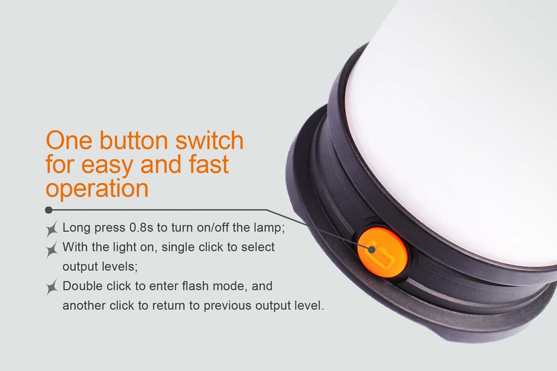 Fenix CL30R Rechargeable Lantern Switch