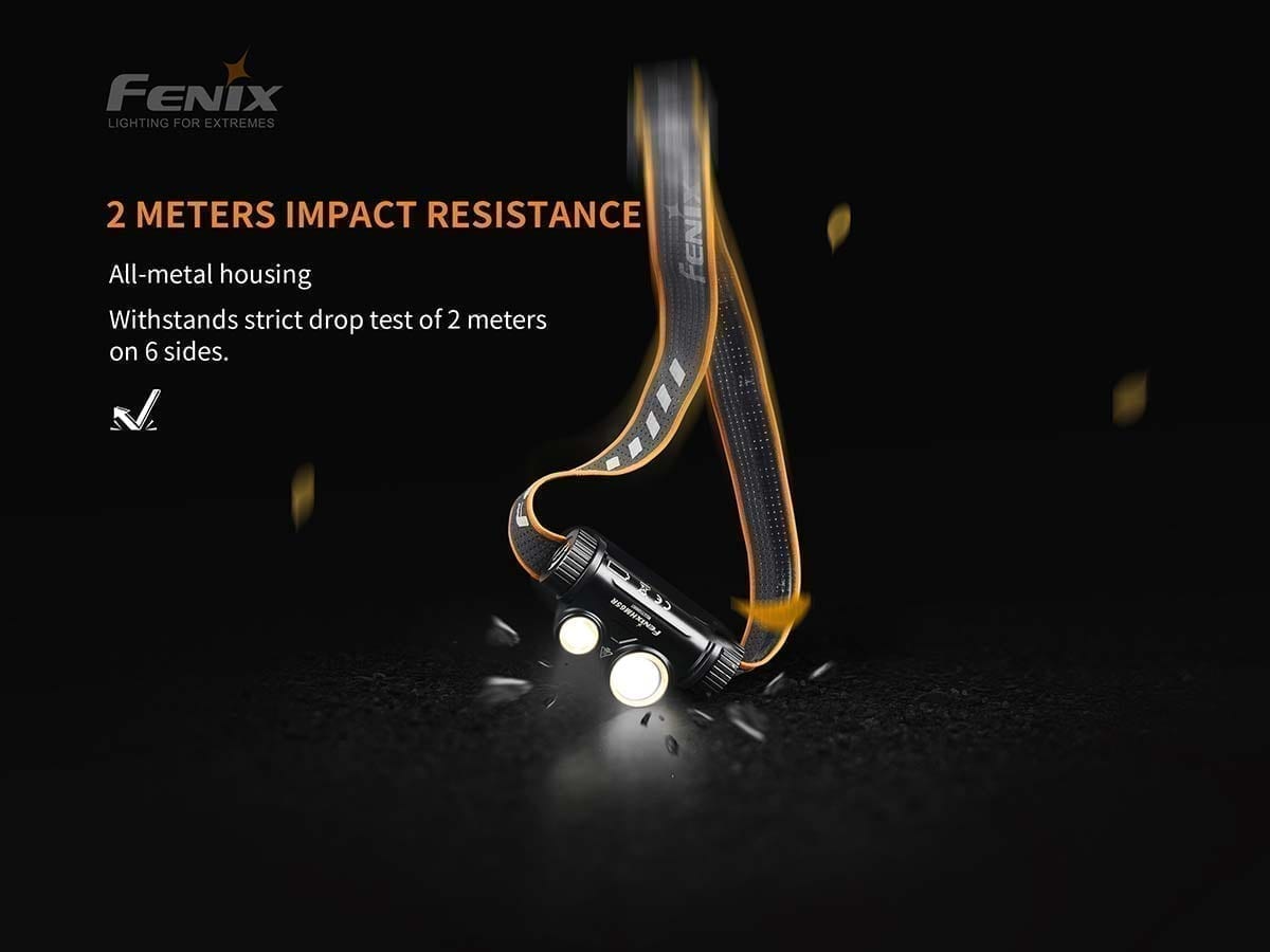 Fenix HM65R headlamp impact resistant