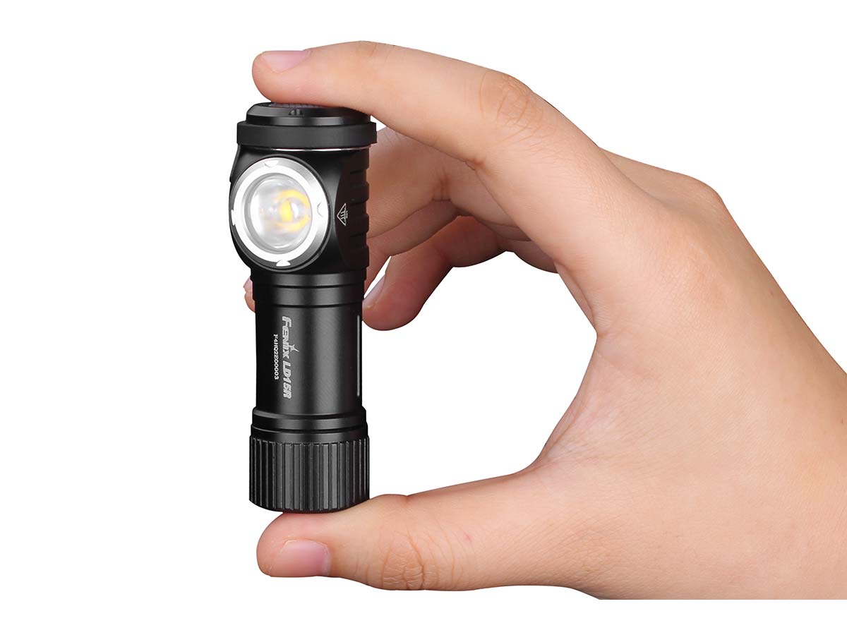 fenix ld15r rechargeable flashlight compact size