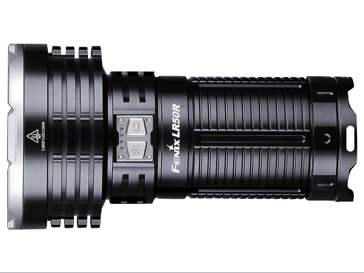 fenix lr50r flashlight side