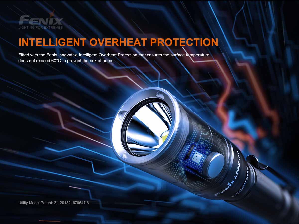 fenix ld22 v2 flashlight protection