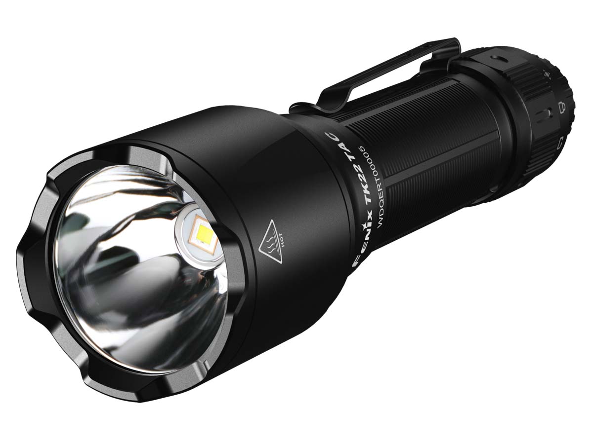 fenix tk22 tac tactical flashlight lens