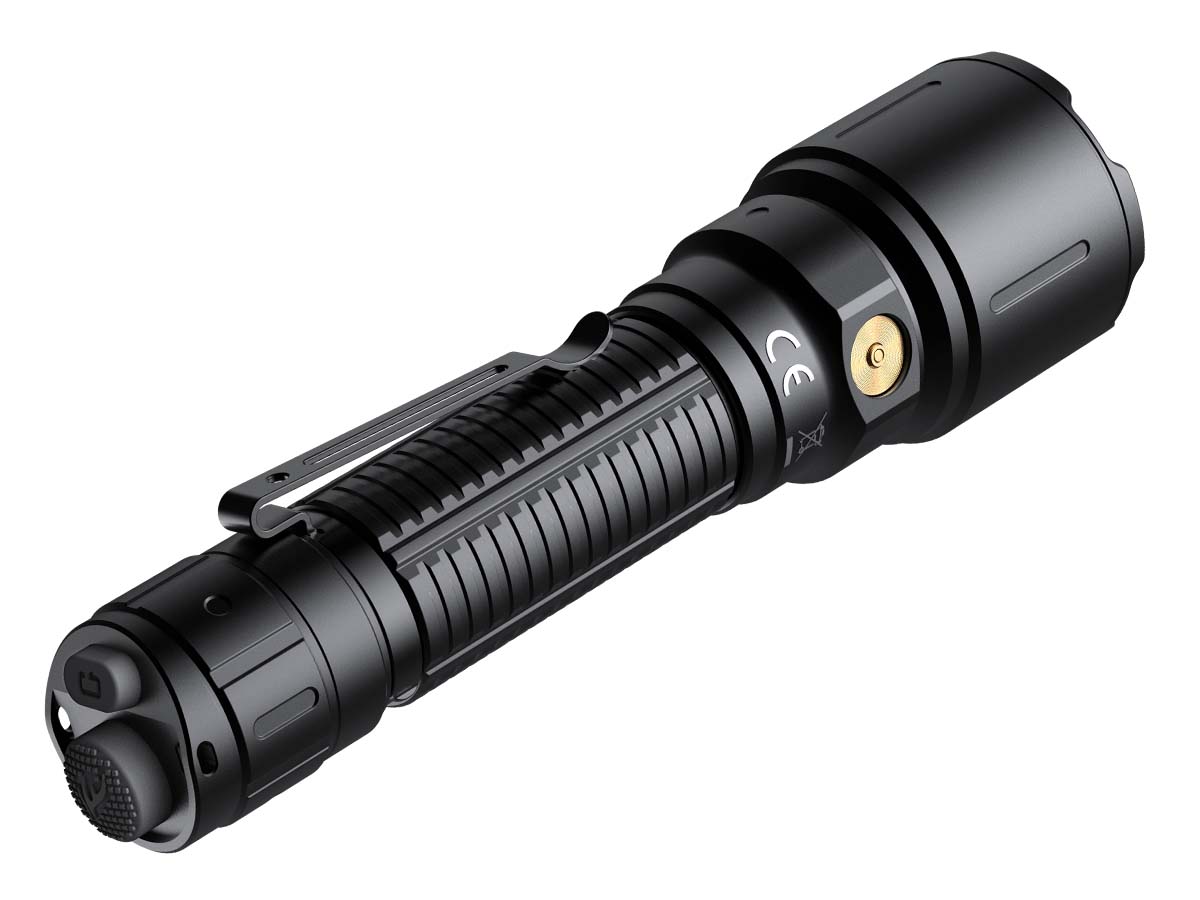 fenix wf26r flashlight with charging dock backview