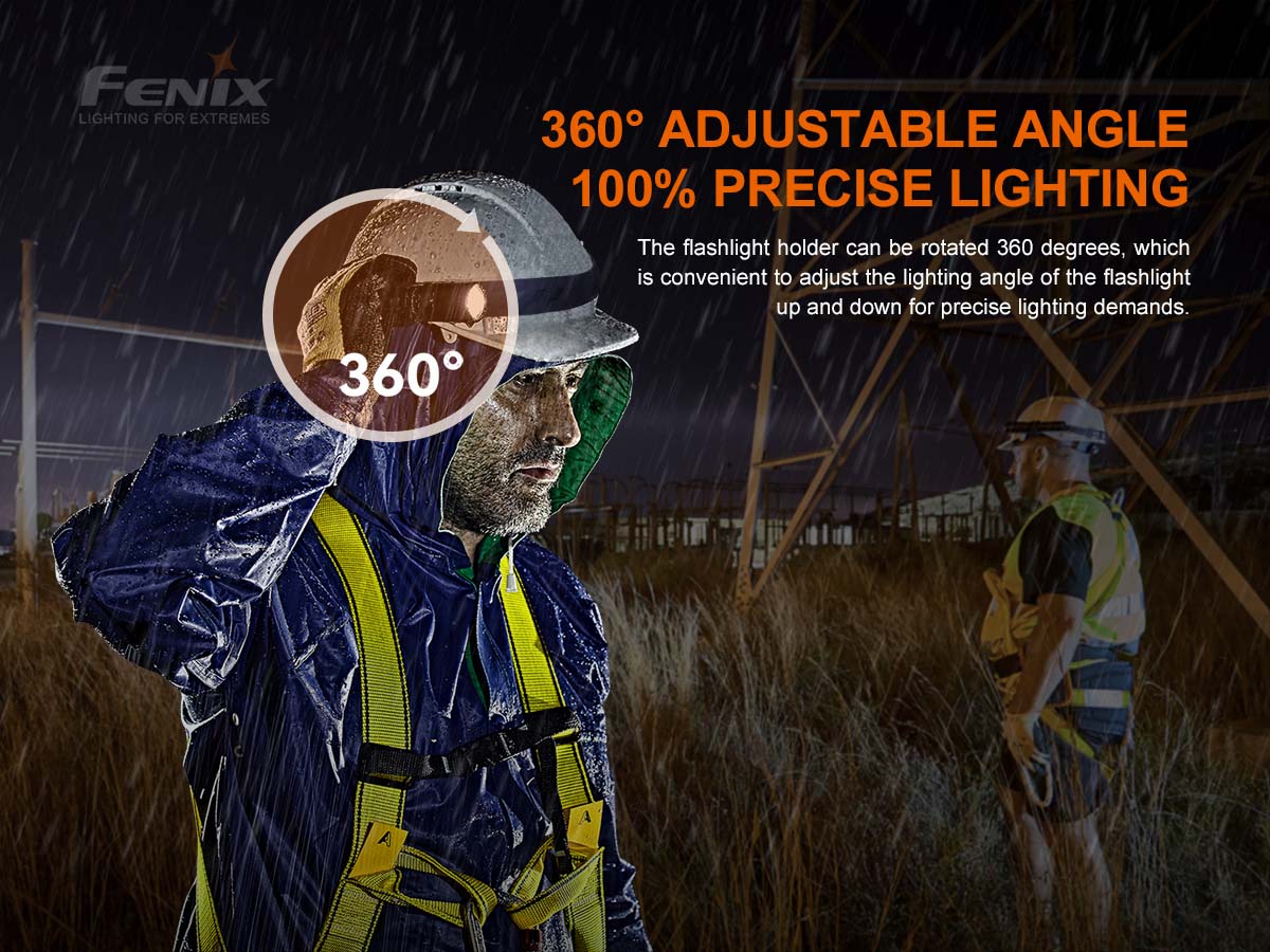 fenix ald-05 helmet flashlight holder 360 adjustable
