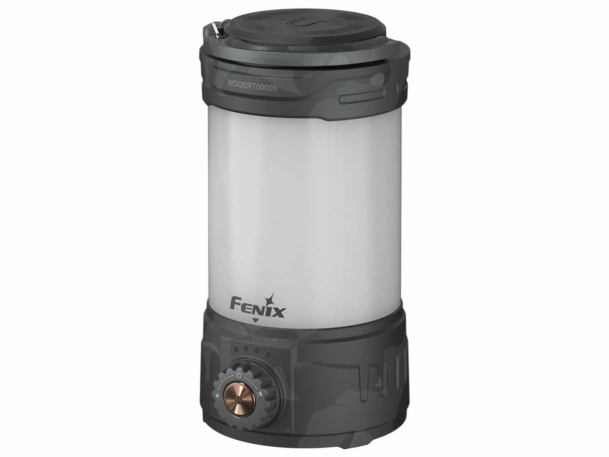 fenix cl26r pro rechargeable lantern gray camo
