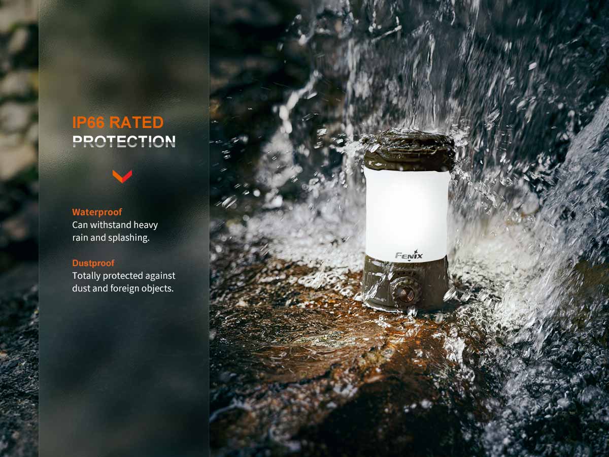 waterproof fenix cl26r pro rechargeable lantern 