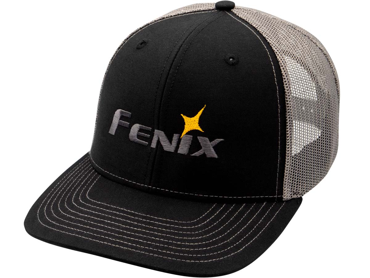fenix trucker hat black gray