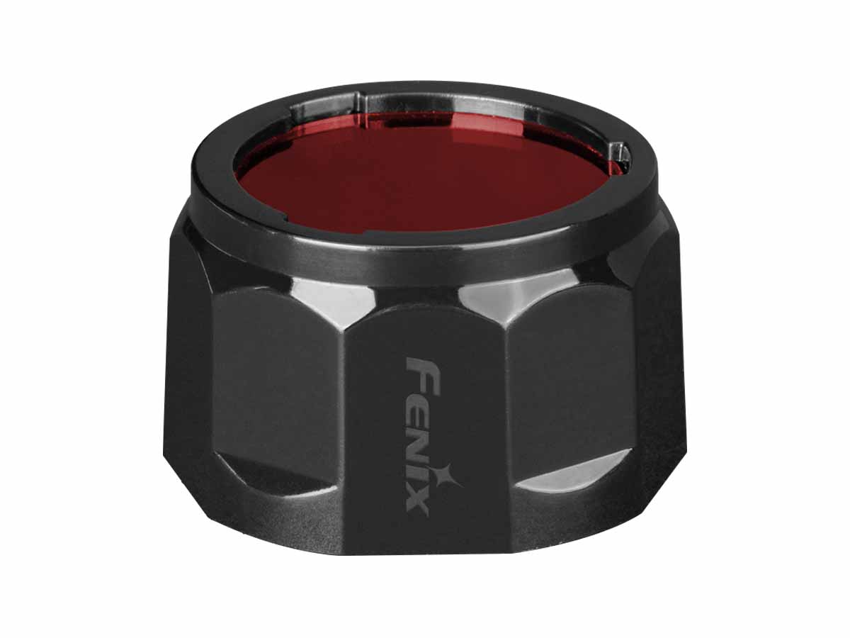 fenix aof-s red filter flashlight top