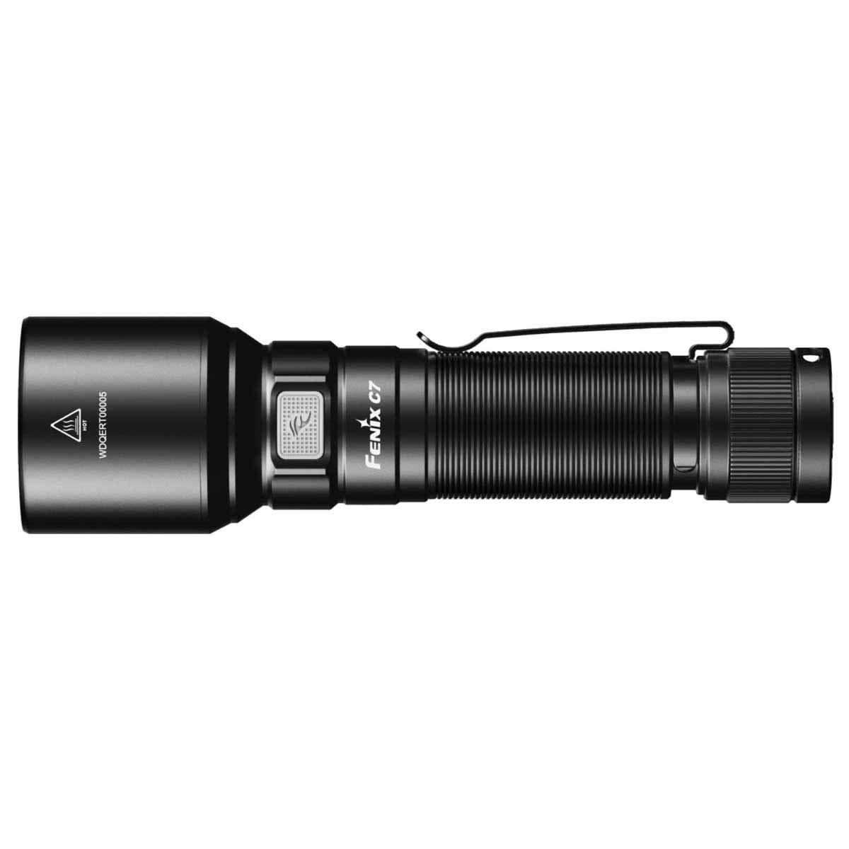 fenix c7 work flashlight side