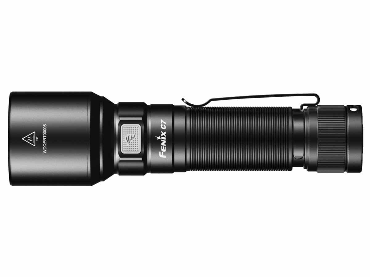 fenix c7 work flashlight side