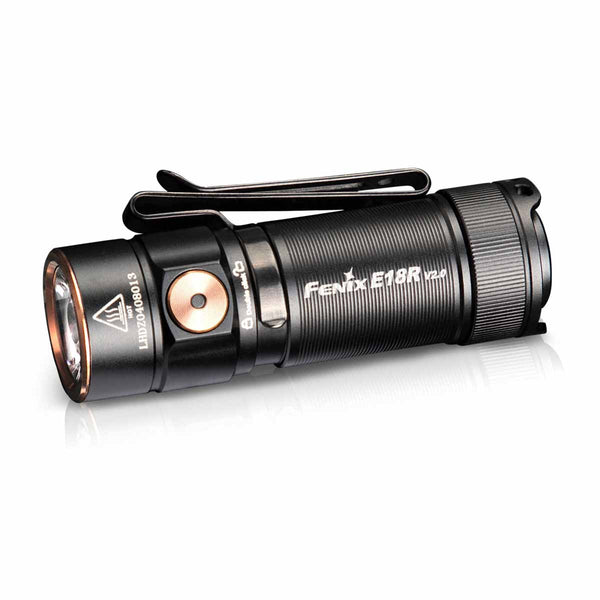 フェニックス　ＦＥＮＩＸ　Ｅ１８Ｒ　Ｖ２．０　フラッシュライト Fenix E18R V2.0 Rechargeable EDC Flashlight - Fenix Lighting
