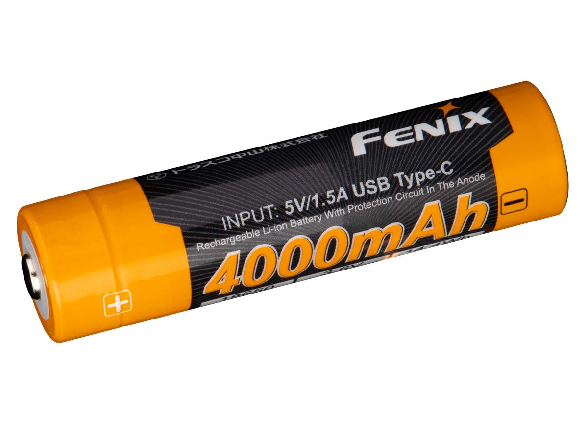 Fenix 4000mAh USB Rechargeable 18650 Battery
