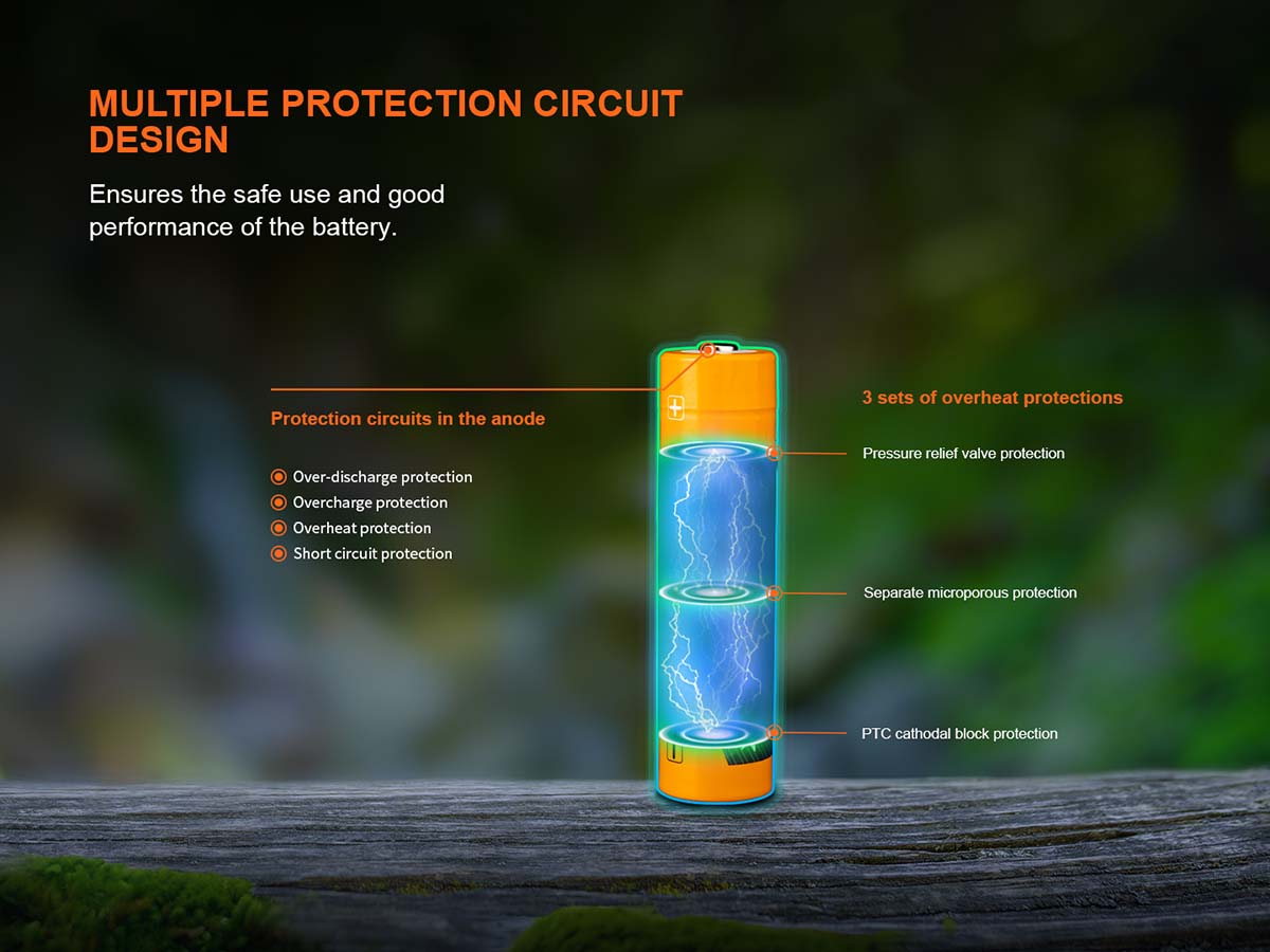 fenix flashlight arb-l4-4800 Fenix ARB-L18-4000U Rechargeable Battery