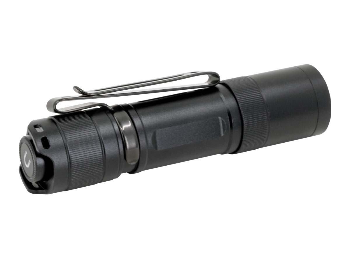 fenix e12 v3 aa flashlight back tail