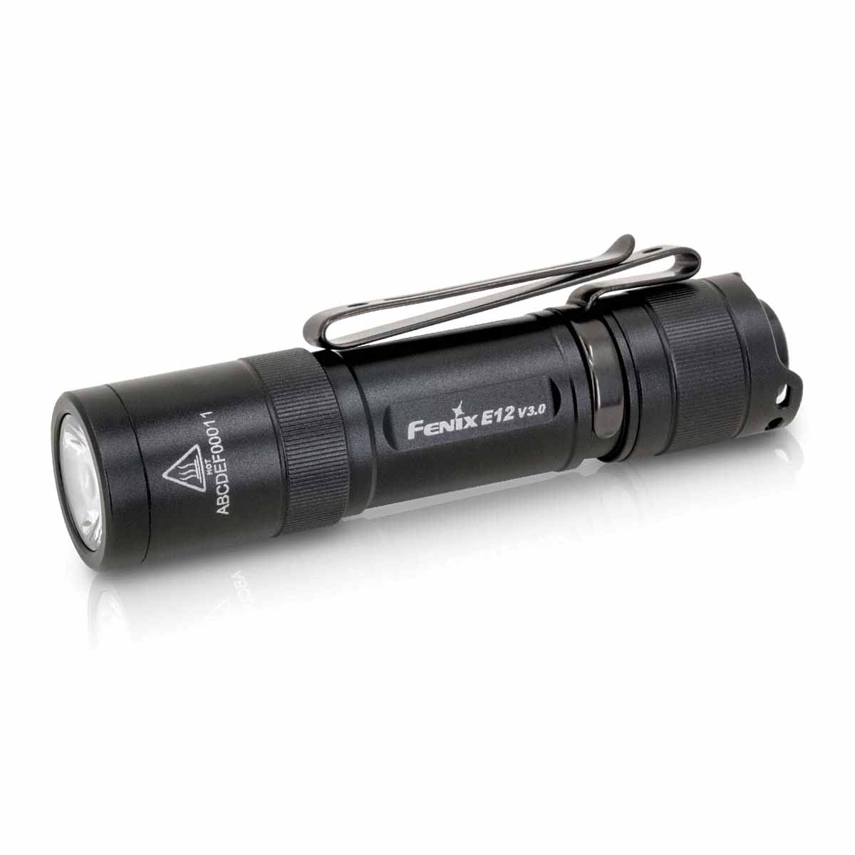 fenix E12 v3.0 aa powered edc flashlight