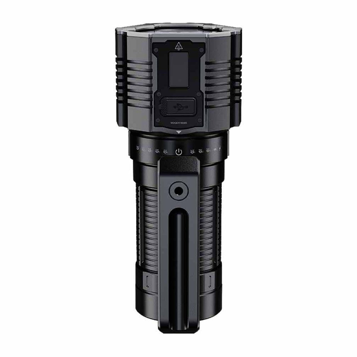 fenix lr60r search flashlight side view front