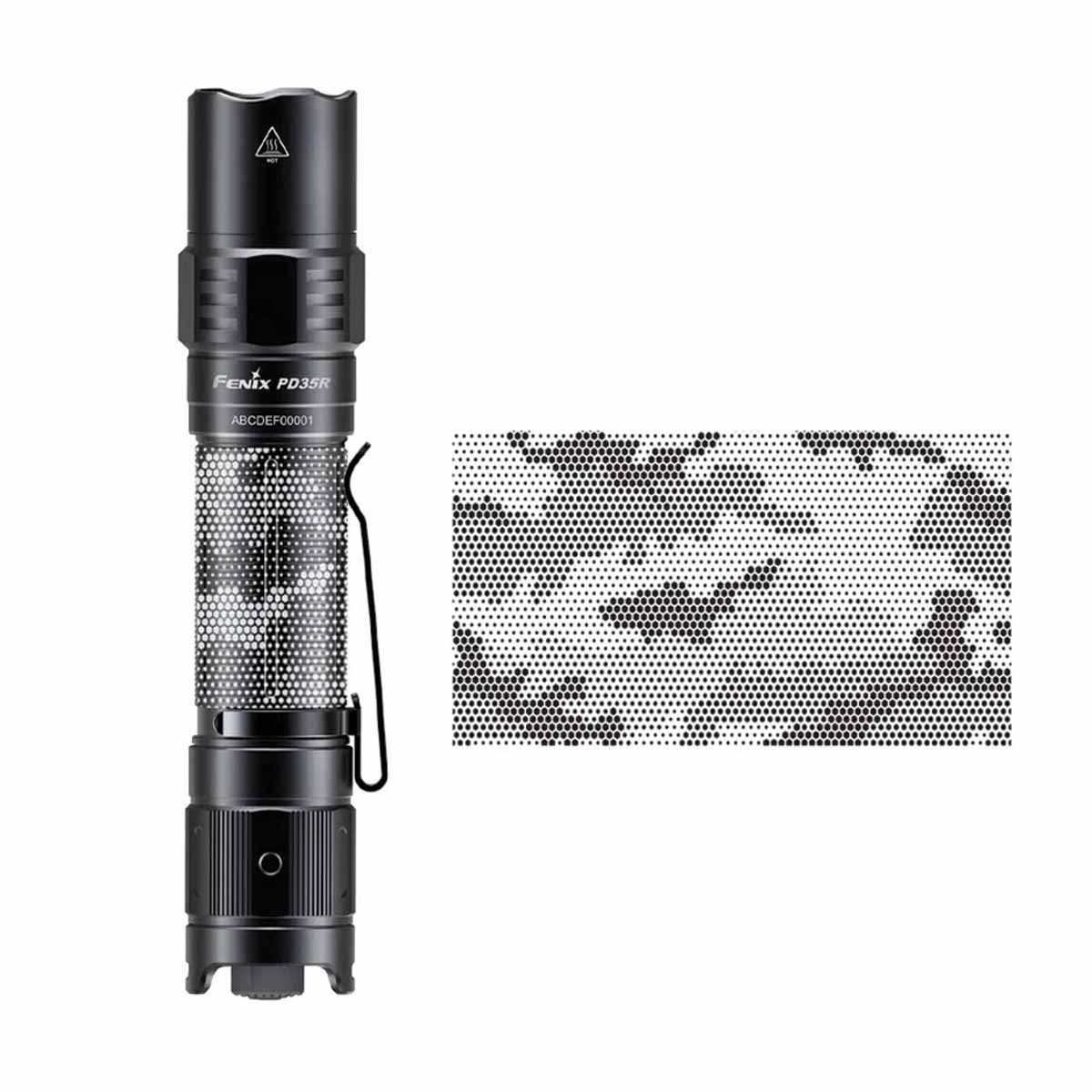 fenix camo flashlight Fenix PD35R Rechargeable Flashlight