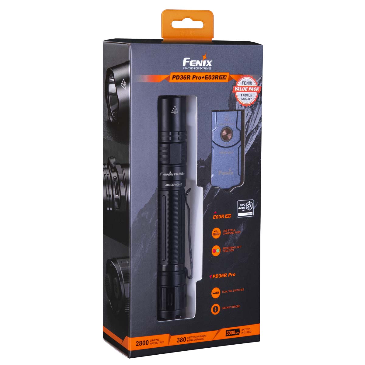 best premium rechargeable flashlight Fenix PD36R PRO Rechargeable Flashlight