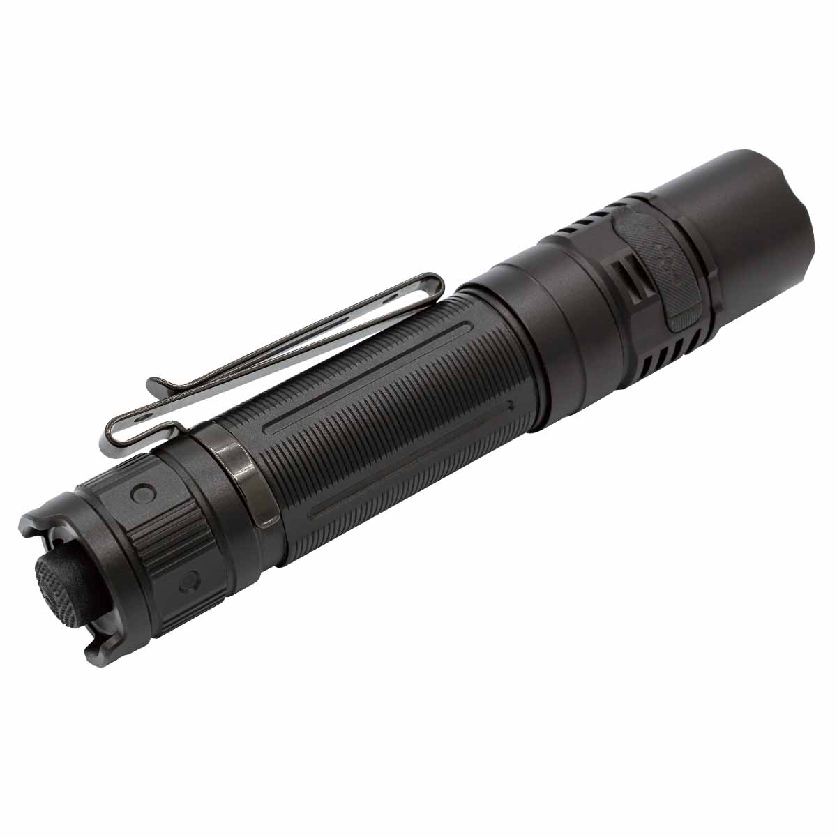 fenix pd36r v2.0 rechargeable flashlight back view