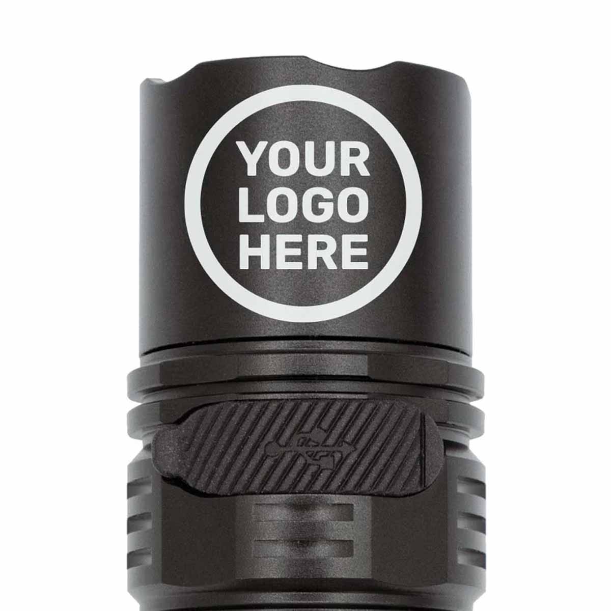 fenix pd36r v2 rechargeable flashlight custom engraving logo