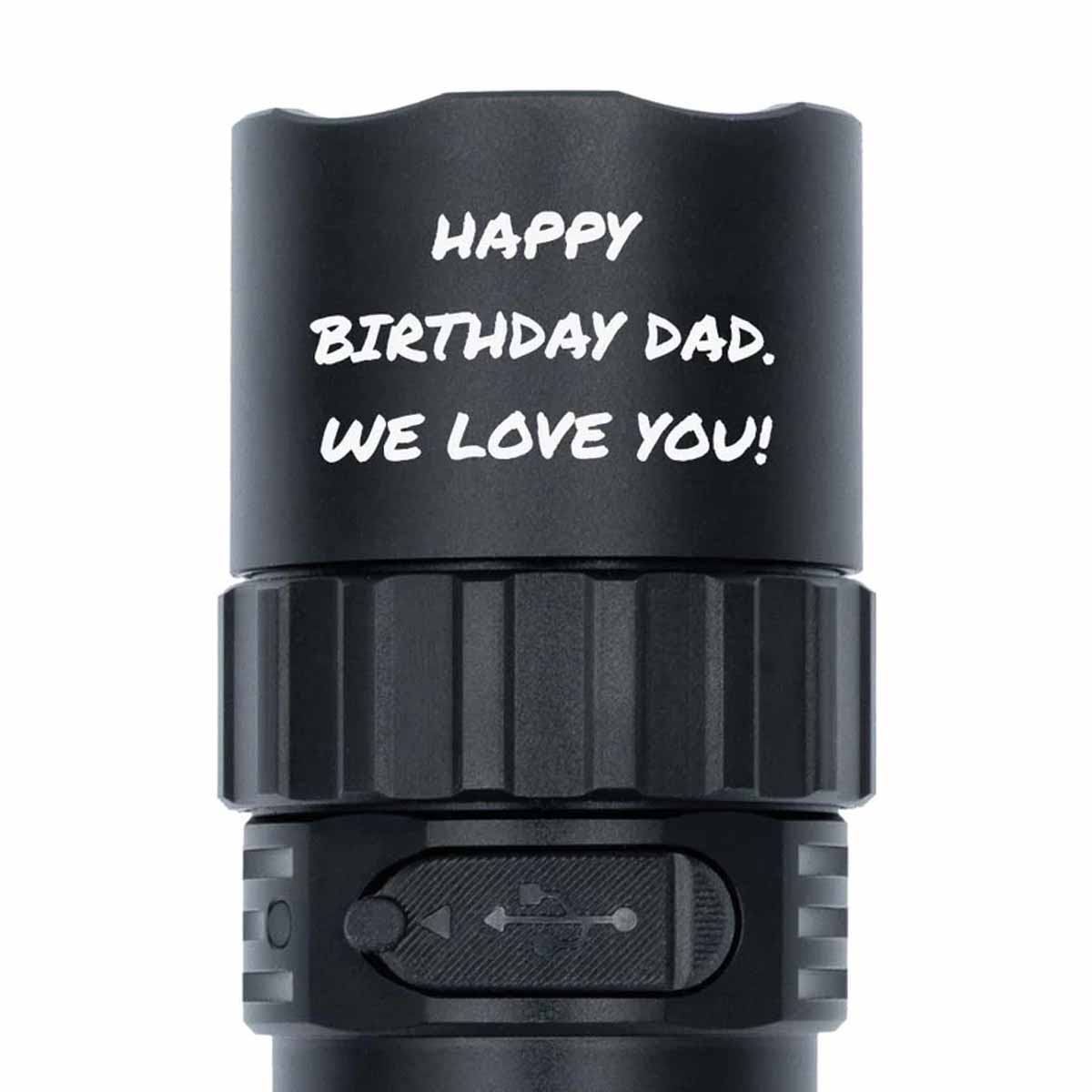 fenix pd40r v3.0 flashlight custom engraved gift