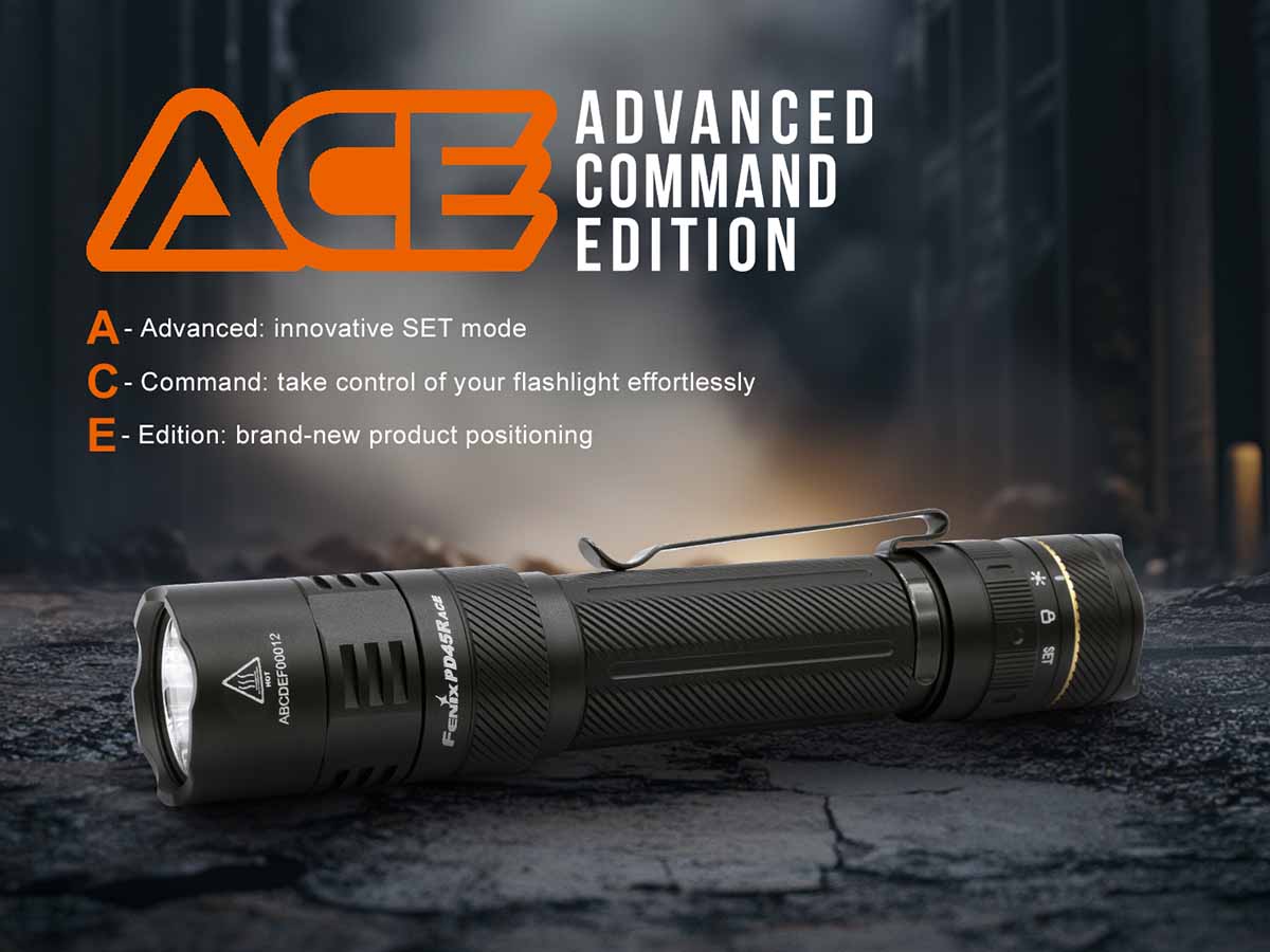 fenix brand flashlights Fenix PD45R ACE Flashlight