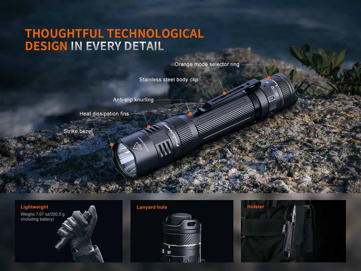 fenix d cell flashlight Fenix PD45R ACE Flashlight