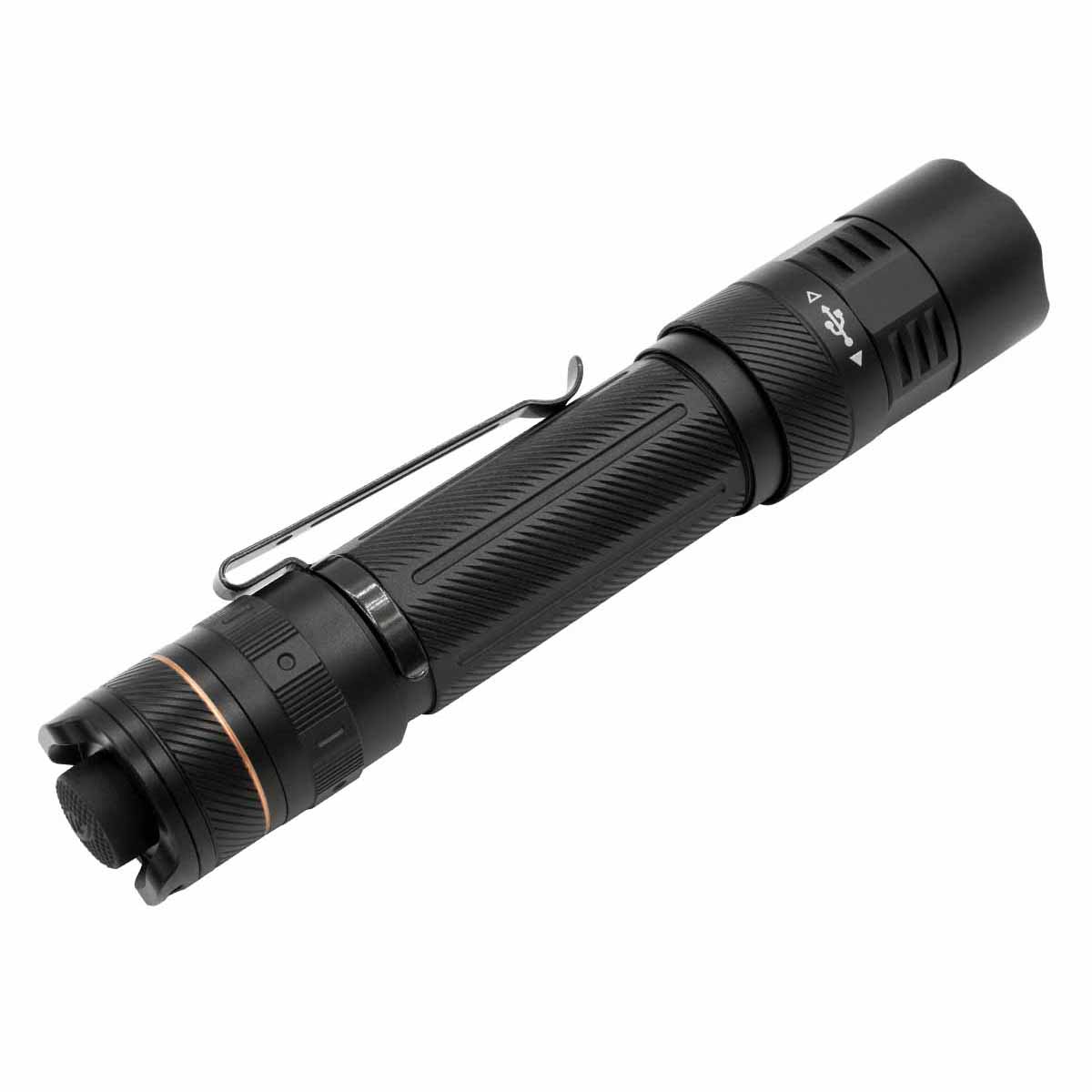 fenix pd45r ace flashlight back tail view
