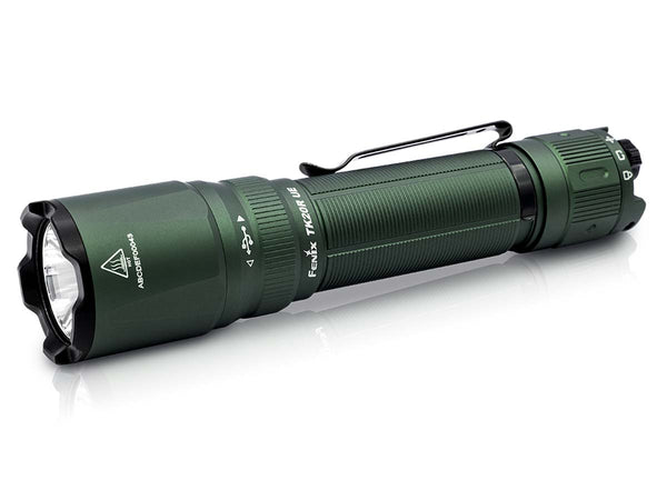 fenix tk20rue rechargeable flashlight tropical green