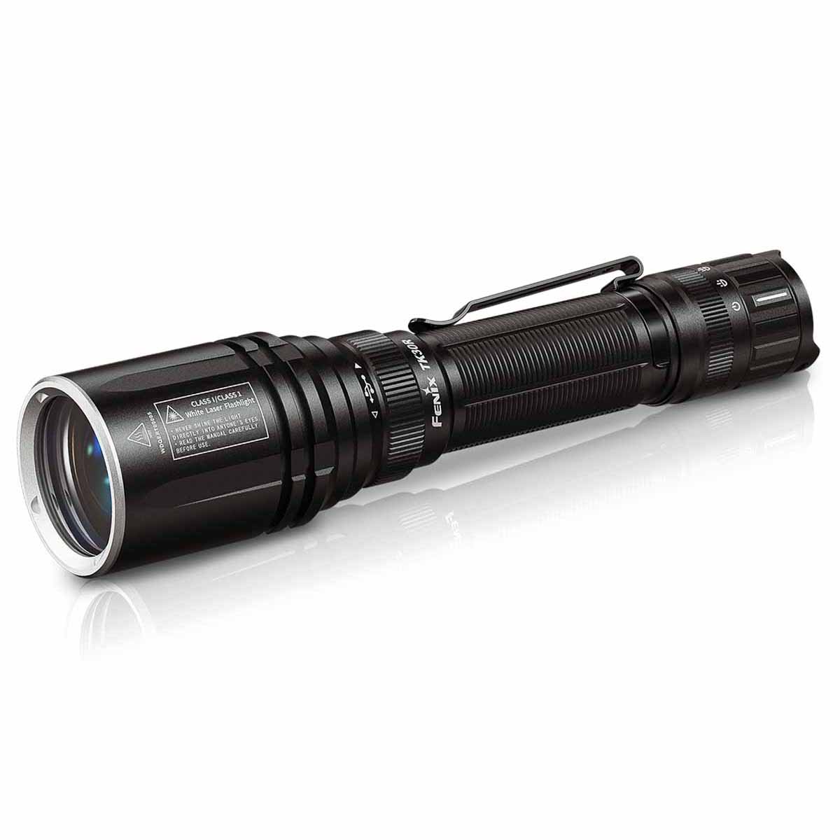 fenix e50 white led flashlight Fenix TK30R Tactical White Laser Rechargeable Flashlight