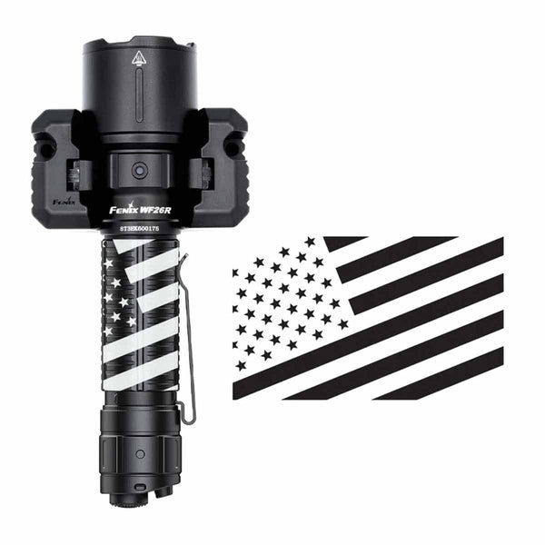 fenix wf26r flashlight engraving usa flag
