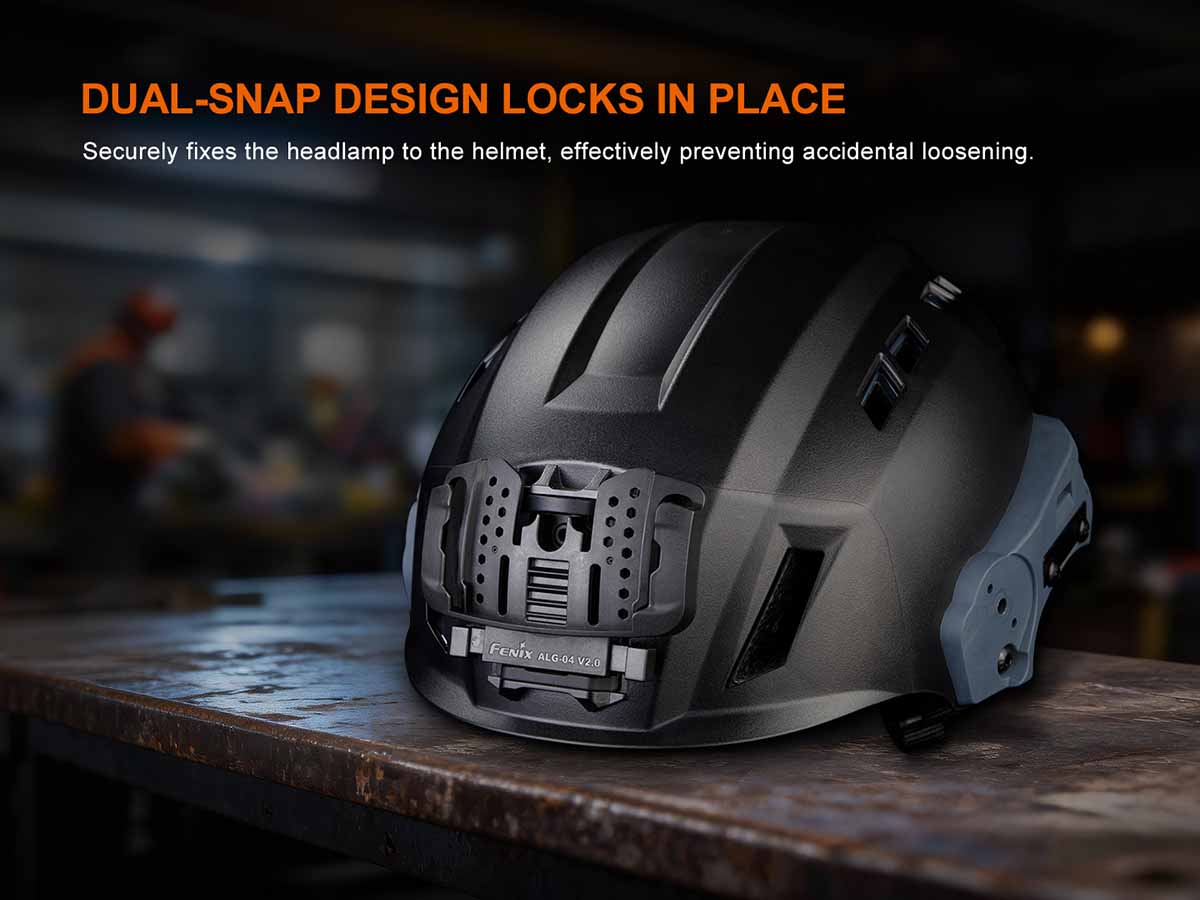 Fenix ALG-04 V2.0 Headlamp Helmet Mount