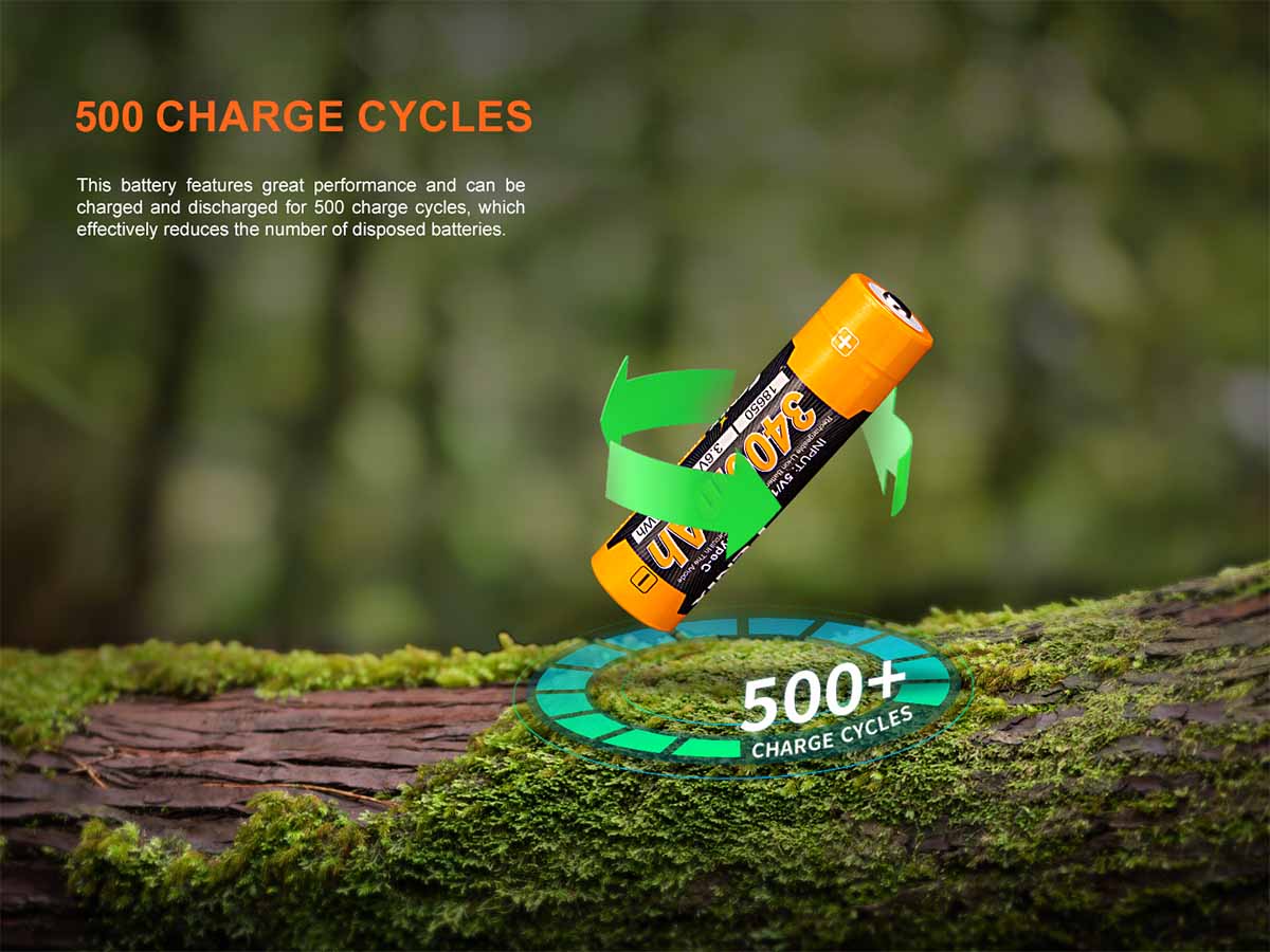 ARB-L18-3400U V3.0 Built-in USB Rechargeable Battery