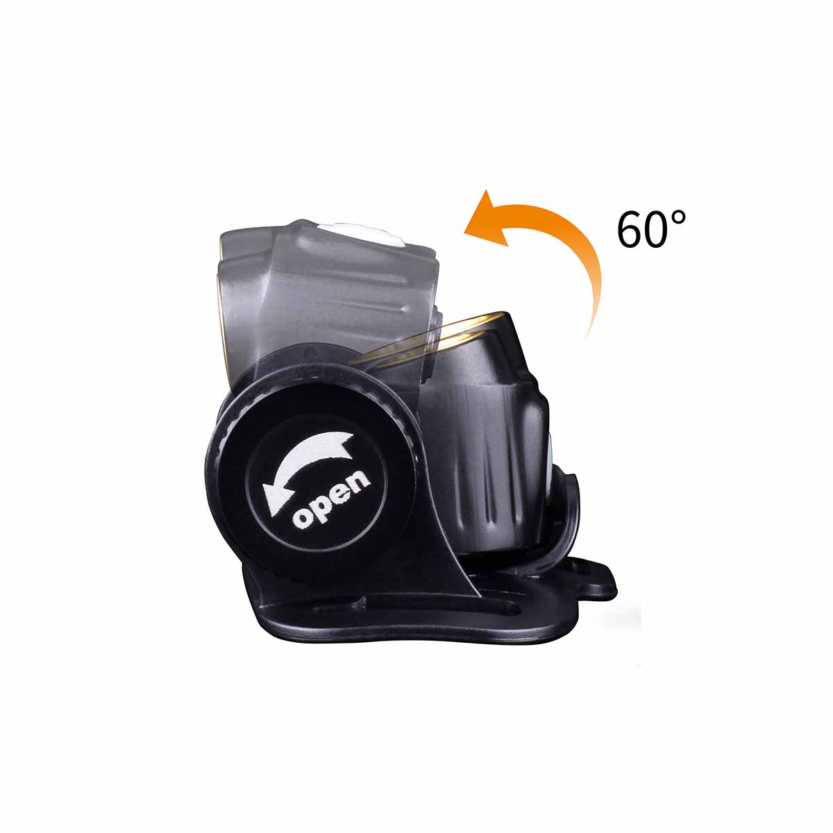 Fenix HM65R Headlamp tilt
