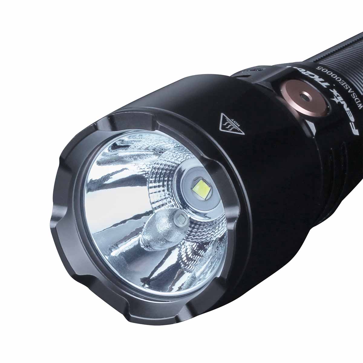 Fenix TK26R Tactical Flashlight led lens