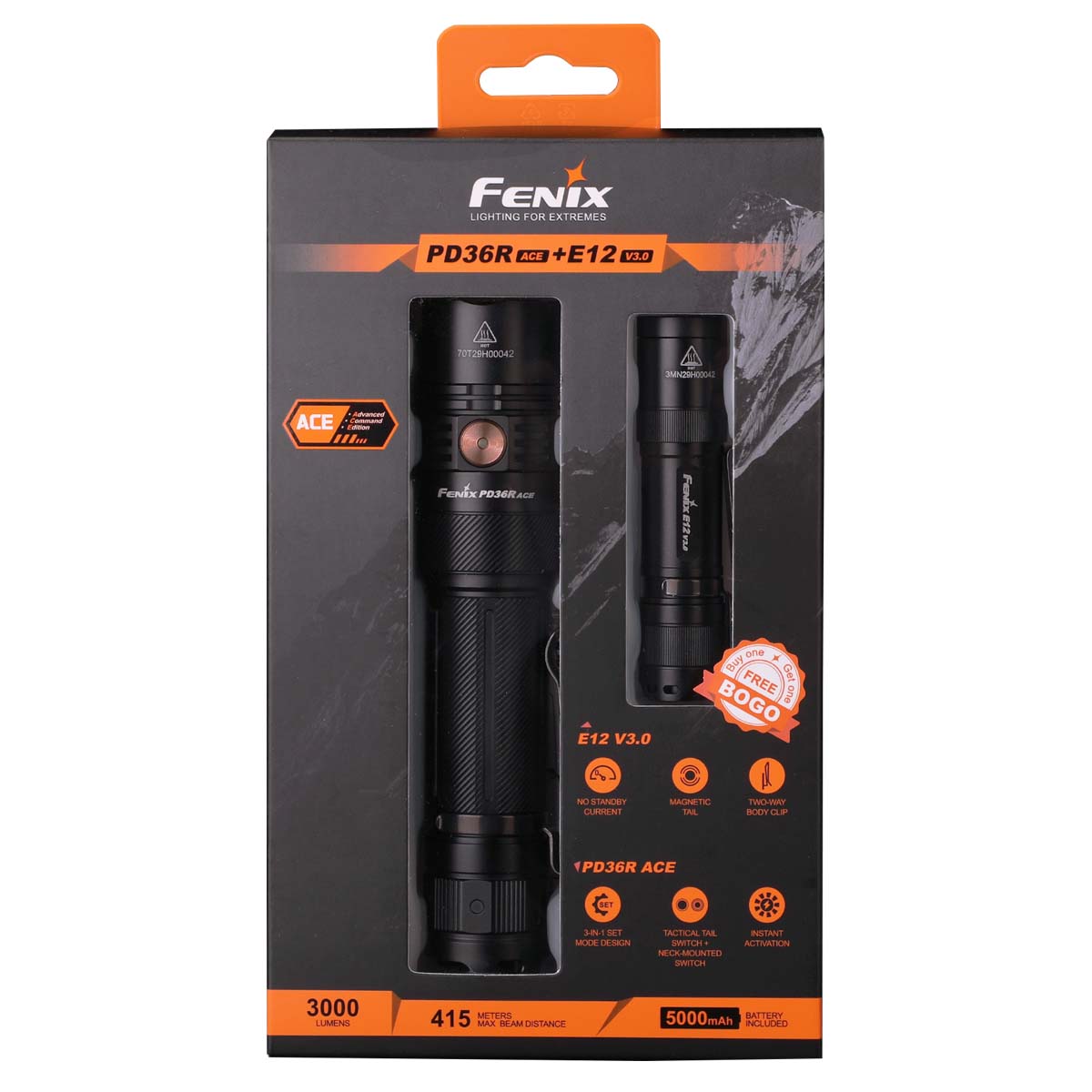 Fenix PD36R ACE Flashlight - Fenix Lighting