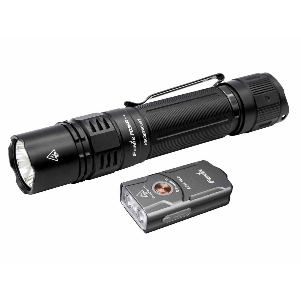 fenix edc flashlight pack Fenix PD36R Pro 2800 Lumen Flashlight PD36R Pro + Free E03R V2 Grey