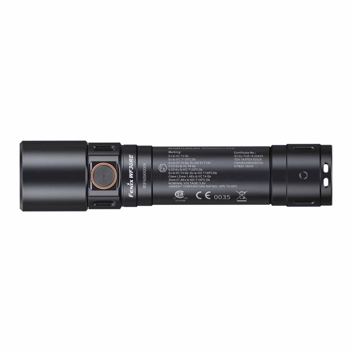 fenix flashlight find serial number Fenix WF30RE Intrinsically Safe Flashlight -