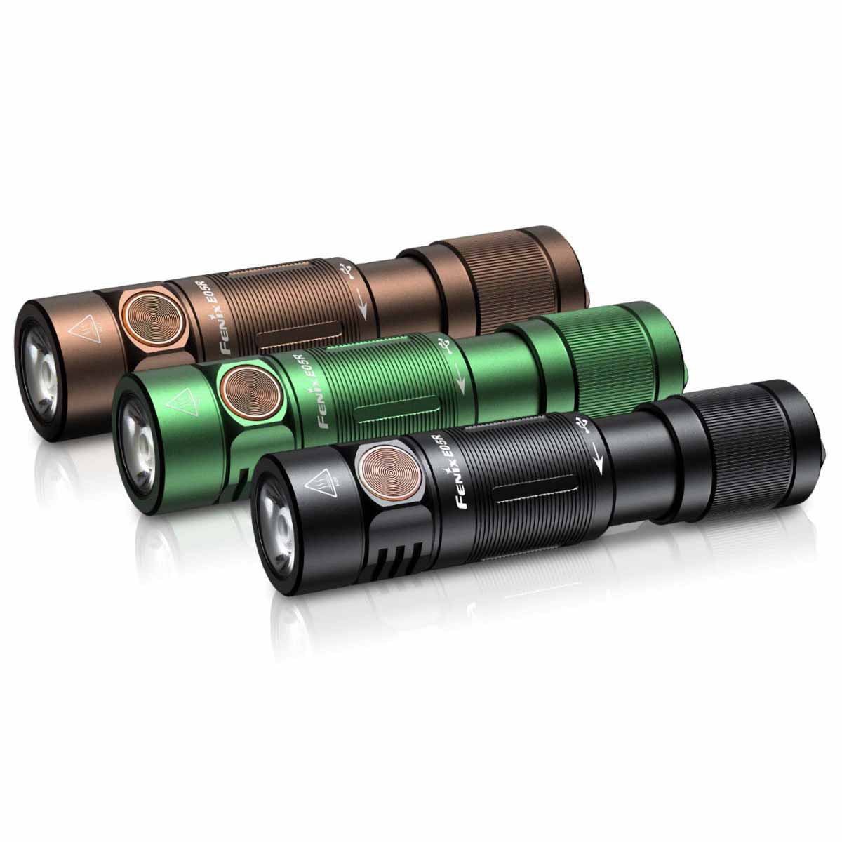 Fenix E05R Keychain Flashlight colors
