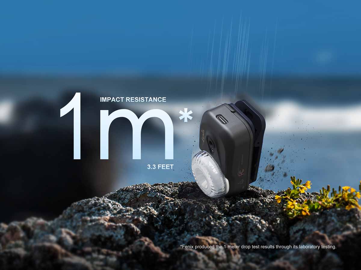 fenix HL17R headlamp impact resistance