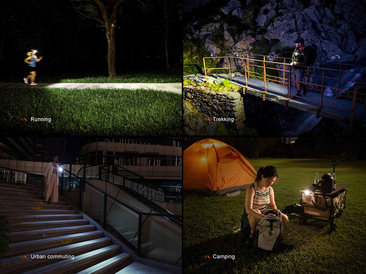 fenix HL17R headlamp activity usages