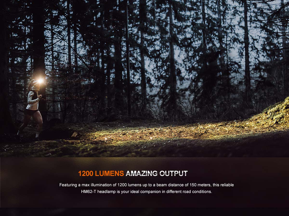 fenix hm62-t headlamp 1200 lumen max output