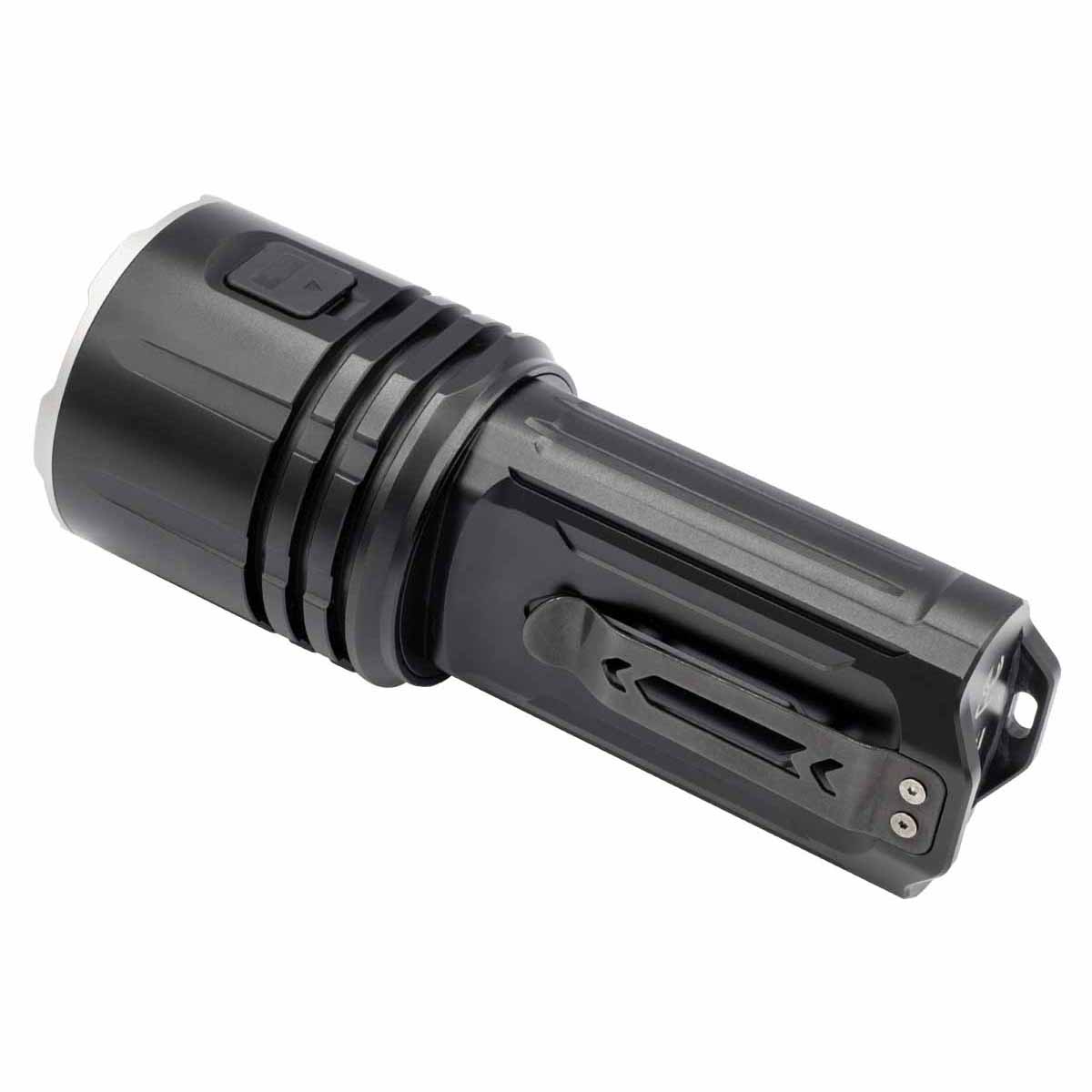 fenix lr35r pro 10000 lumen flashlight back clip view