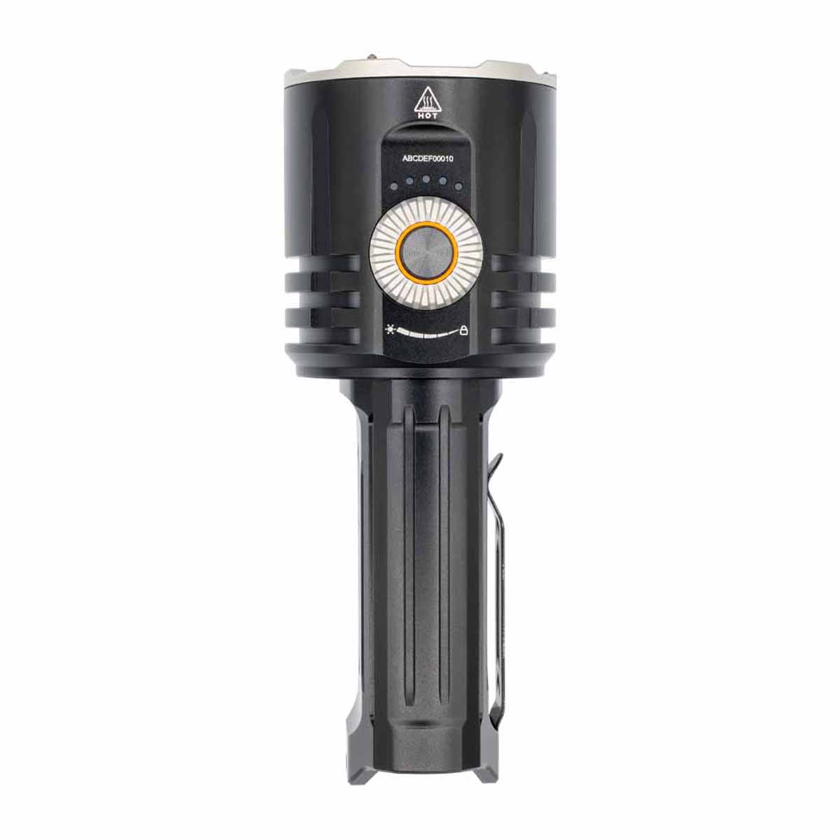 fenix lr35r pro 10000 lumen flashlight side view