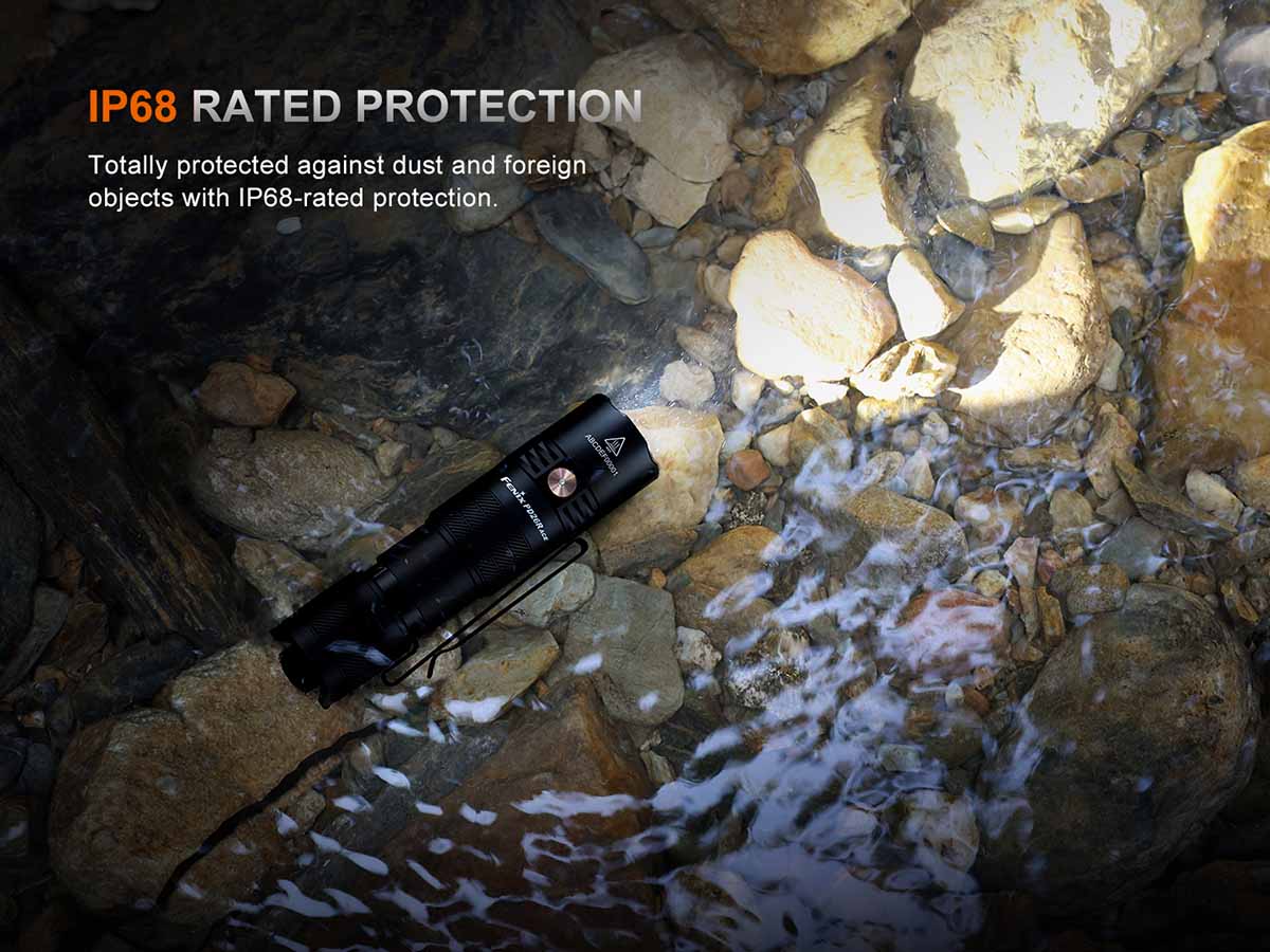 PD26R ACE Flashlight IP68 Protection